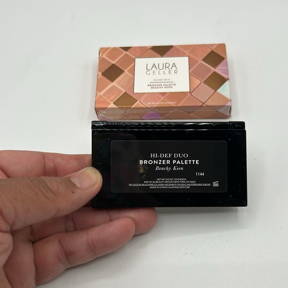 Laura Geller Hi-Def Duo Bronzer Palette Beachy Keen New in Box! - Picture 4 of 6